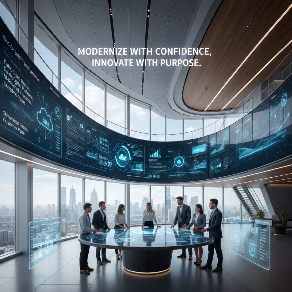 Collaborative team meeting at South Waves